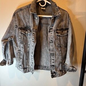 Zara Black Denim Jacket